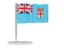 Fiji. Flag pin. Download icon.