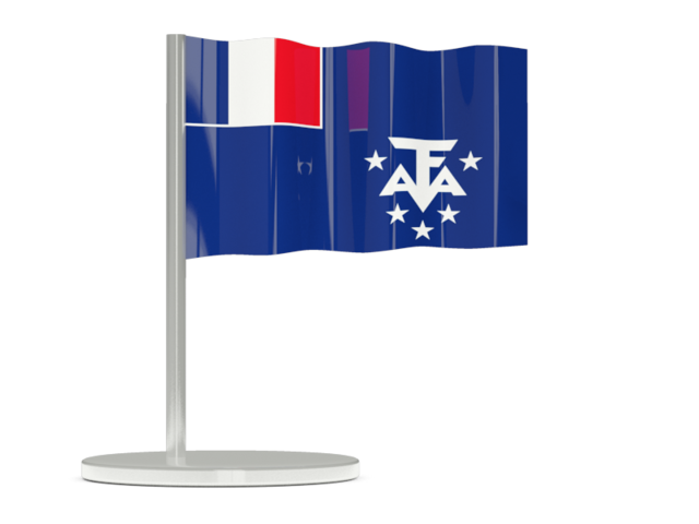 Flag pin. Download flag icon of French Southern and Antarctic Lands at PNG format