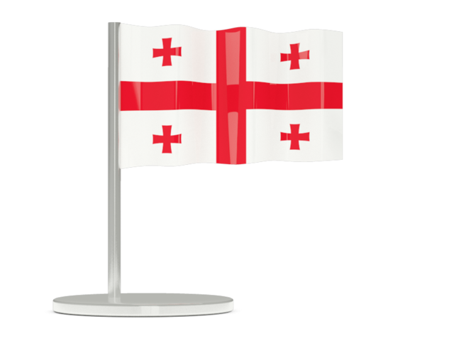 Flag pin. Download flag icon of Georgia at PNG format
