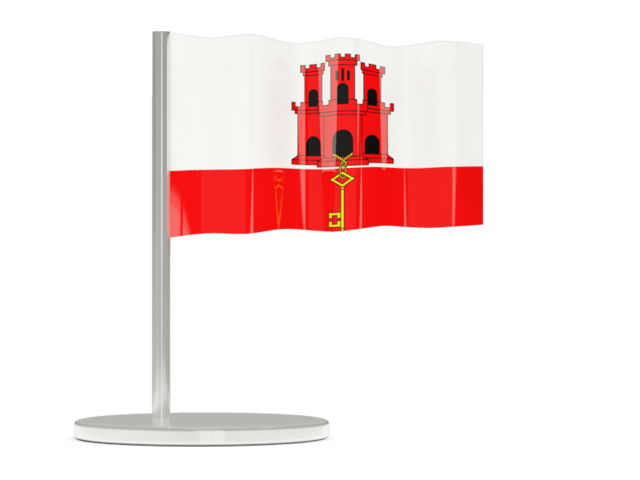 Flag pin. Download flag icon of Gibraltar at PNG format