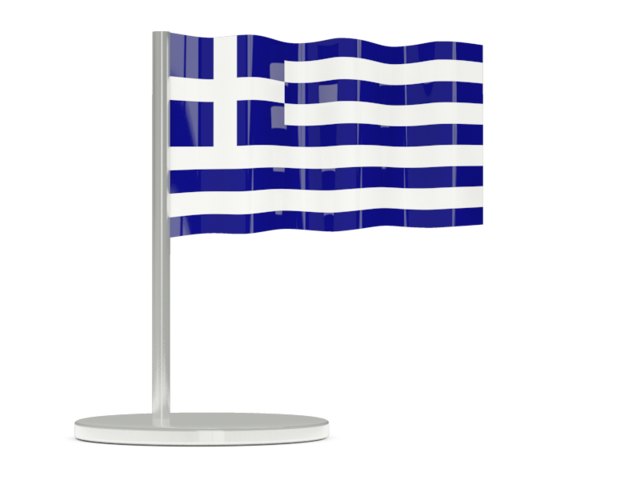 Флажок-булавка. Скачать флаг. Греция