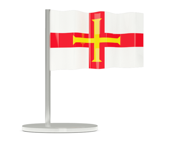Flag pin. Download flag icon of Guernsey at PNG format