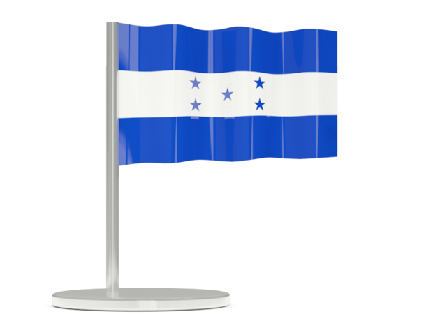 Flag pin. Download flag icon of Honduras at PNG format