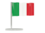 Italy. Flag pin. Download icon.