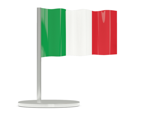 Флажок-булавка. Скачать флаг. Италия