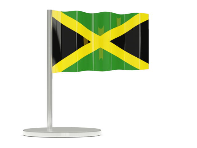 Флажок-булавка. Скачать флаг. Ямайка