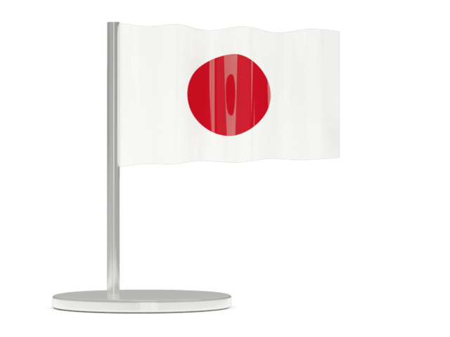 Флажок-булавка. Скачать флаг. Япония