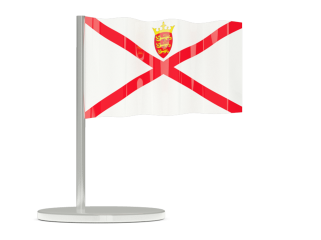 Flag pin. Download flag icon of Jersey at PNG format