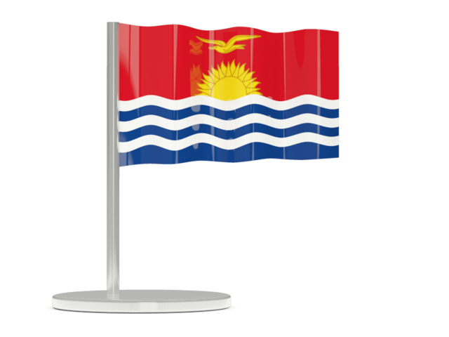 Flag pin. Download flag icon of Kiribati at PNG format