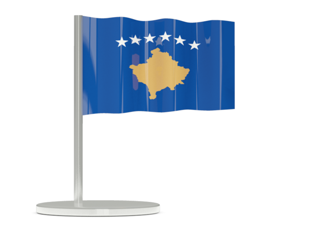 Flag pin. Download flag icon of Kosovo at PNG format