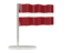 Latvia. Flag pin. Download icon.