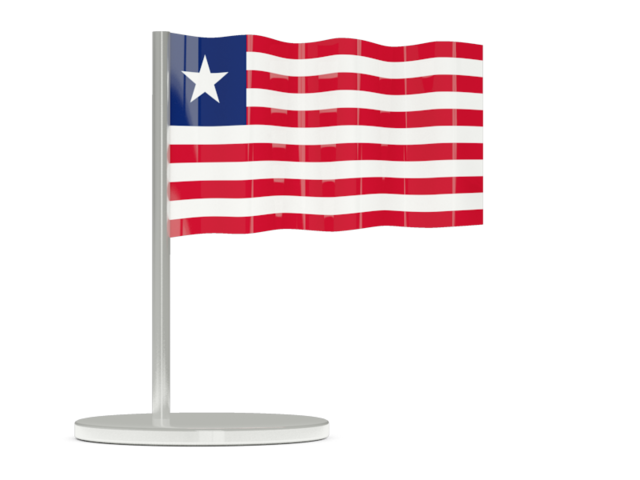 Flag pin. Download flag icon of Liberia at PNG format