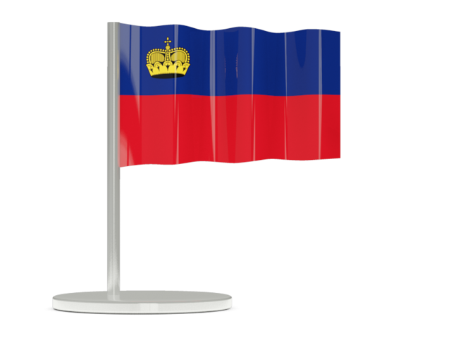 Flag pin. Download flag icon of Liechtenstein at PNG format