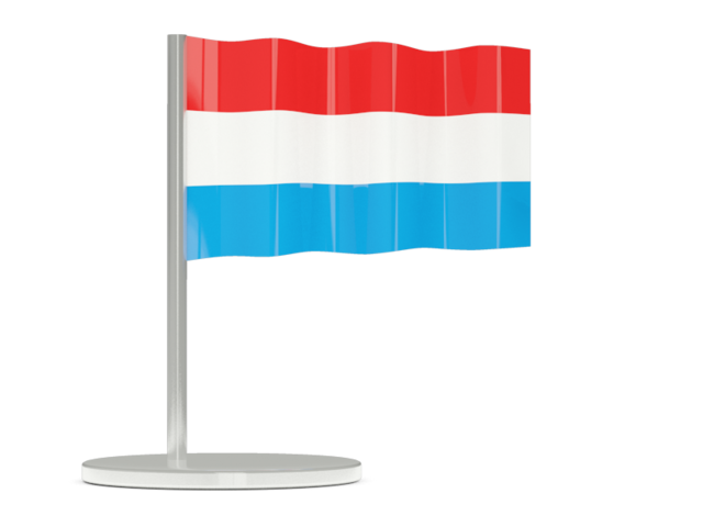 Flag pin. Download flag icon of Luxembourg at PNG format