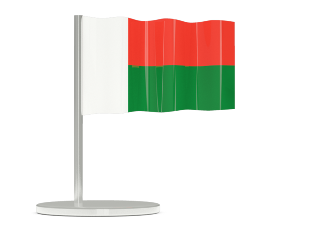 Flag pin. Download flag icon of Madagascar at PNG format