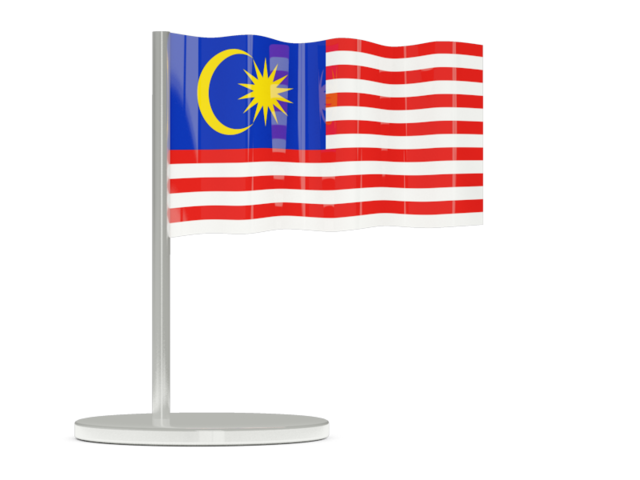Флажок-булавка. Скачать флаг. Малайзия