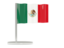 Mexico. Flag pin. Download icon.