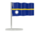 Nauru. Flag pin. Download icon.