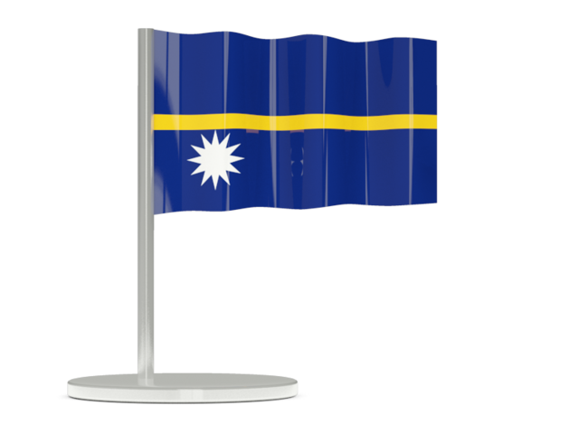 Flag pin. Download flag icon of Nauru at PNG format