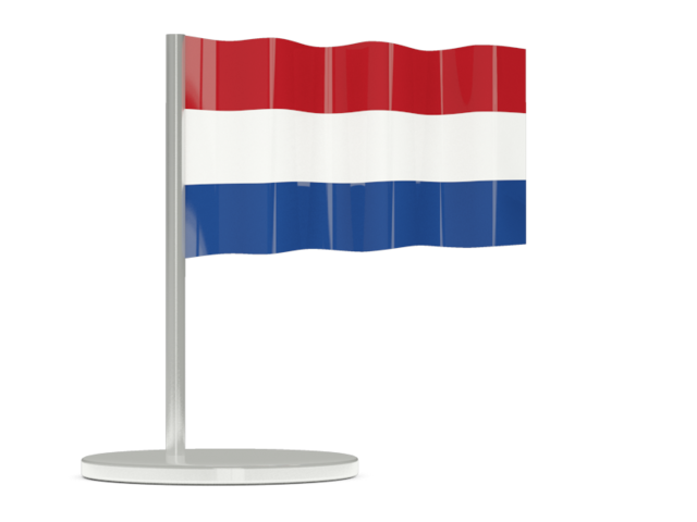 Flag pin. Download flag icon of Netherlands at PNG format