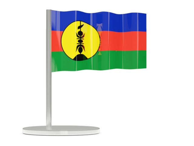 Flag pin. Download flag icon of New Caledonia at PNG format