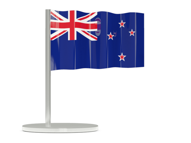 Flag pin. Download flag icon of New Zealand at PNG format
