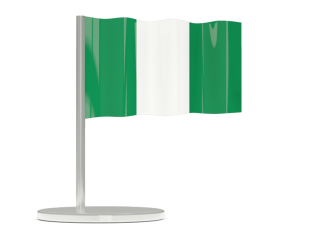 Flag pin. Download flag icon of Nigeria at PNG format