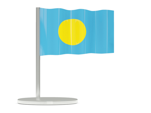 Flag pin. Download flag icon of Palau at PNG format