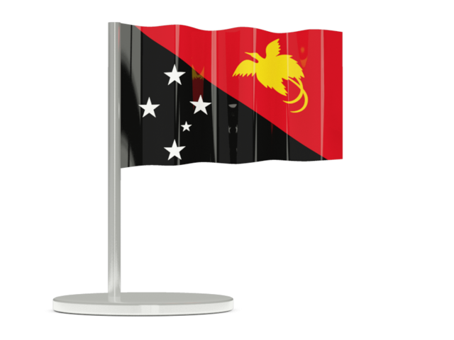 Flag pin. Download flag icon of Papua New Guinea at PNG format