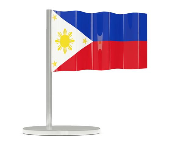 Flag pin. Download flag icon of Philippines at PNG format