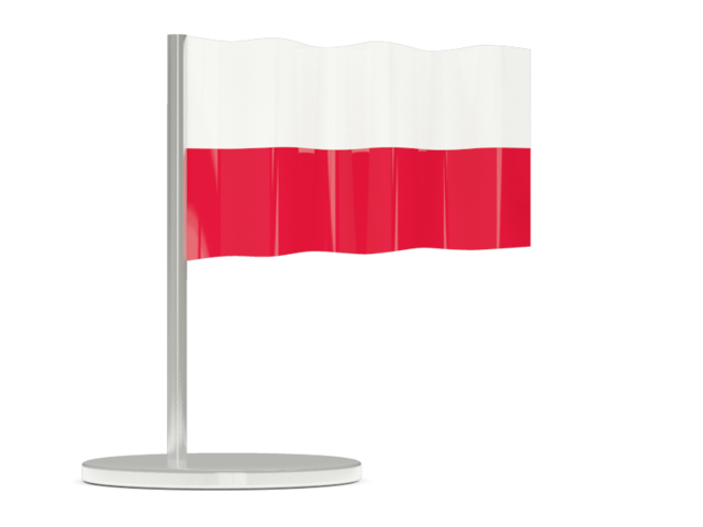 Flag pin. Download flag icon of Poland at PNG format