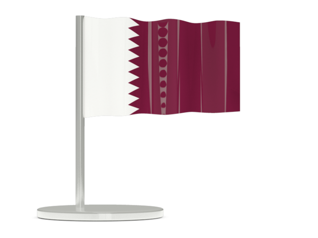 Flag pin. Download flag icon of Qatar at PNG format