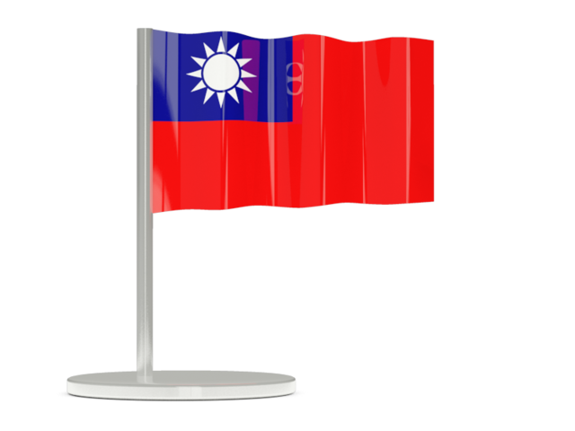 Flag pin. Download flag icon of Taiwan at PNG format