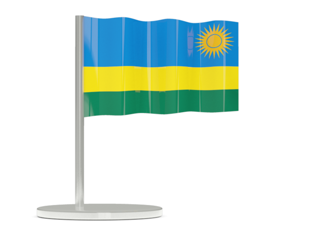 Flag pin. Download flag icon of Rwanda at PNG format