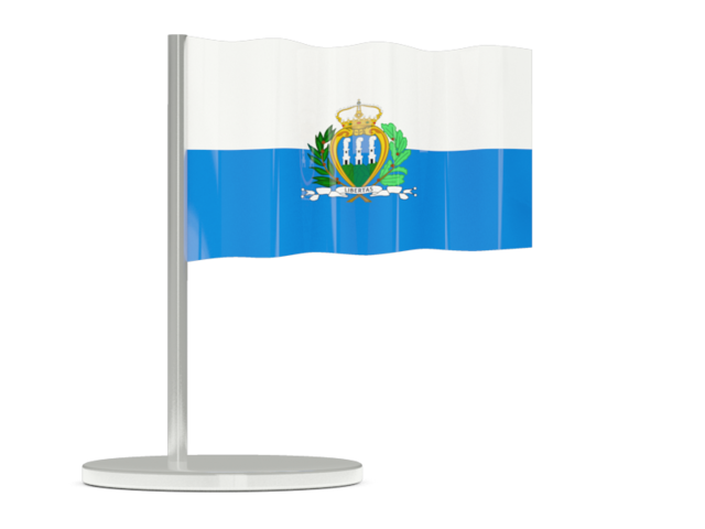 Flag pin. Download flag icon of San Marino at PNG format