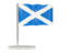 Scotland. Flag pin. Download icon.