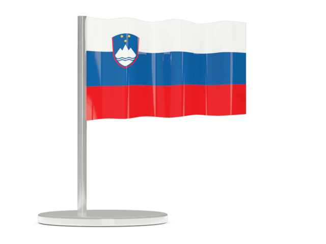 Flag pin. Download flag icon of Slovenia at PNG format