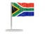 South Africa. Flag pin. Download icon.