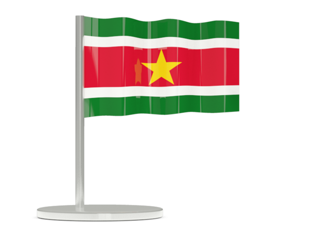 Flag pin. Download flag icon of Suriname at PNG format