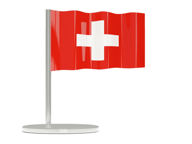 Flag pin. Download flag icon of Switzerland at PNG format