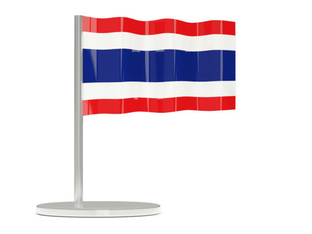Flag pin. Download flag icon of Thailand at PNG format