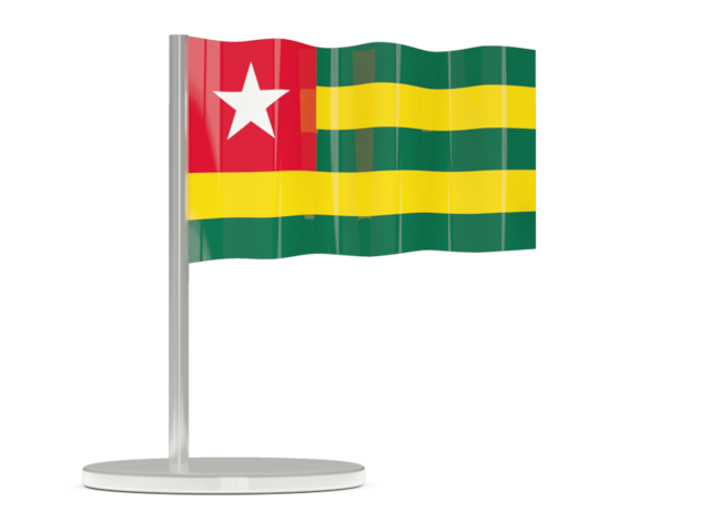 Flag pin. Download flag icon of Togo at PNG format