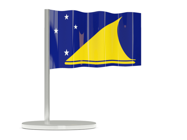Flag pin. Download flag icon of Tokelau at PNG format