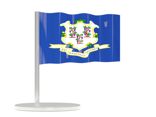 Flag pin. Download flag icon of Connecticut