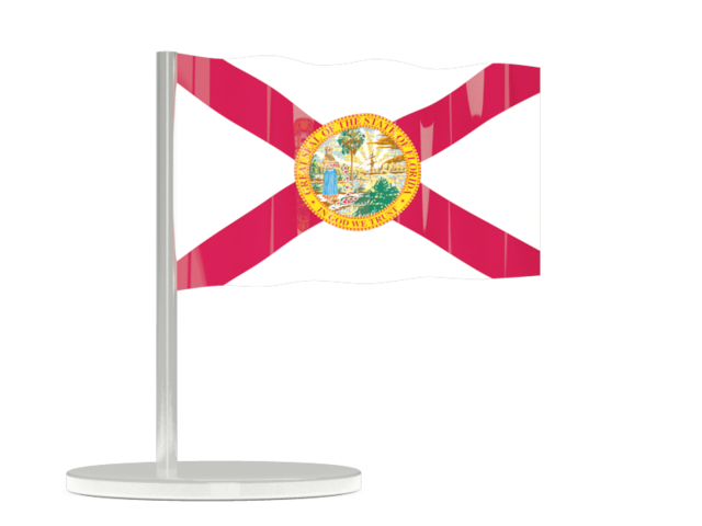 Flag pin. Download flag icon of Florida