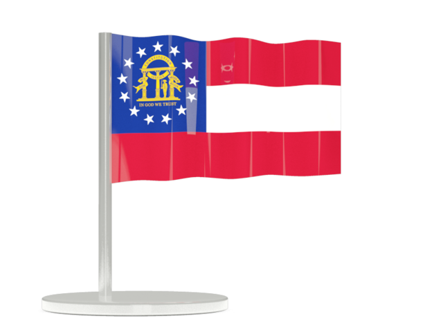 Flag pin. Download flag icon of Georgia