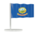 Flag of state of Idaho. Flag pin. Download icon