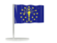 Flag of state of Indiana. Flag pin. Download icon
