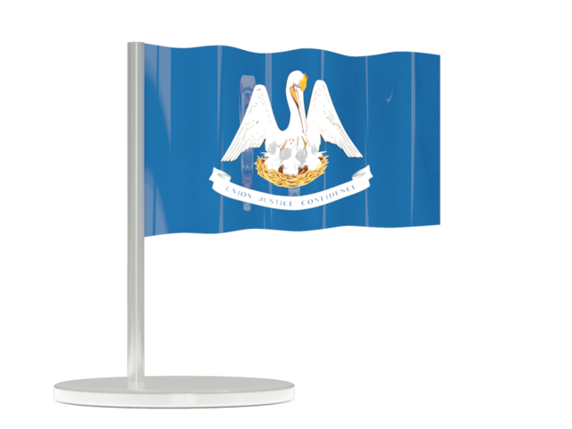 Flag pin. Download flag icon of Louisiana