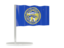 Flag of state of Nebraska. Flag pin. Download icon